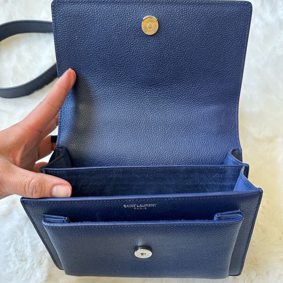 Saint Laurent Sunset Satchel Leather Bag - Picture 3 of 14